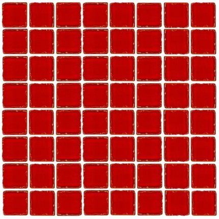 Sklenená mozaika Rustic RED 30x30 cm