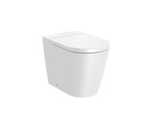 Roca INSPIRA Round WC misa stojatá RimFree 56 x 37 cm, biela lesklá A347526000
