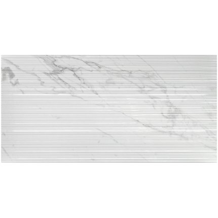 Ceramstic Lomero White Form rektifikovaný dekoračný obklad lesklý 30 x 60 cm DGL.304A.PS