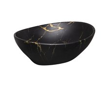 Kerra Keramické umývadlo pultové 41,5x33,5 cm KR 707 BL/G marble