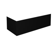 Besco QUADRO BLACK čelný panel k vani QUADRO 190 cm
