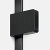 New Trendy EVENTA BLACK CHROME prístenný sprchový kút 120 x 100 x 200 cm EXK-6271