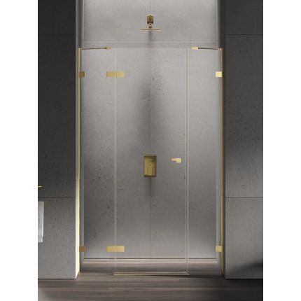 New Trendy Eventa Gold Shine sprchové dvere s dodatočnou stenou 130 x 200 cm EXK-4683