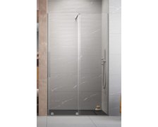 Radaway FURO BRUSHED NIKEL DWJ sprchové dvere 130 x 200 cm 10107672-91-01R+10110630-01-01