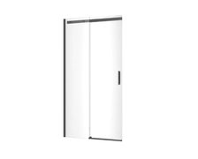 Excellent ROLS sprchové dvere 100 x 200 cm, profil black, sklo číre