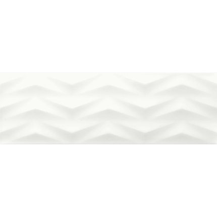 Ceramika Color Axis white obklad lesklý, rektifikovaný 25 x 75 cm