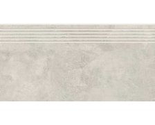 Opoczno Quenos White rektifikovaná schodnica matná 29,8 x 59,8 cm