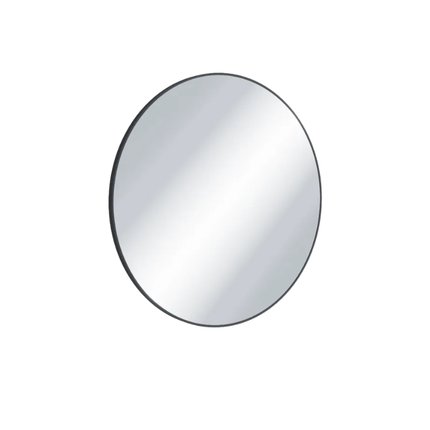 Excellent VIRRO zrkadlo v hliníkovom ráme 80 cm, čierne DOEX.VI080.BL