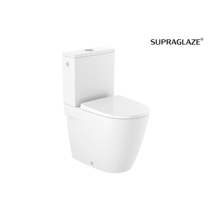 Roca ONA Compakt WC kombi 37 x 78,5 cm RimFree, biela SUPRAGLAZE®, prívod vody z boku A342688S00+A341680000