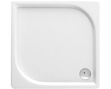 Deante CUBIC štvorcová sprchová vanička 80 x 5,5 cm biela KTK_042B