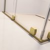 Radaway FURO BRUSHED GOLD KDD obdĺžnikový sprchový kút 110 x 80 x 200 cm 10105110-99-01L+10105080-99-01R