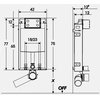 Novoterm Doris WC misa  závesná RimFree 54,5 x 35,5 cm s voľne padajúcim sedátkom