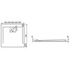 BESCO EXO-H obdĺžnikový sprchový kút 80 x 90 x 190 cm sklo číre, profil chróm