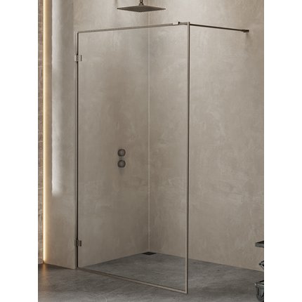 New Trendy Avexa Gunmetal Brushed sprchová stena 50 x 200 cm EXK-3507