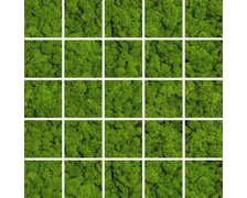 Ceramika Konskie white mat / green moss