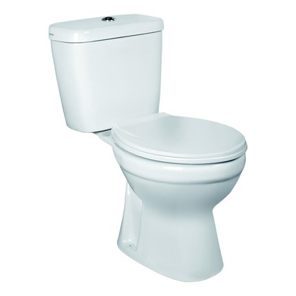 Novoterm WC kombi C-clear so sedátkom, odpad spodný spachovani 3/6l