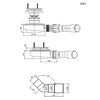 Radaway sifón vaničkový priemer 90 mm odtok 40/50 mm HS1