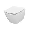 Cersanit CITY SQUARE WC závesná misa RimFree 50,5 x 35,5 cm so sedátkom S701-405