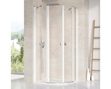 Ravak CHROME CSKK4 štvrťkruhový sprchový kút 80 x 80 x 195 cm 3Q140100Z1