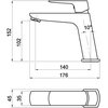 Novoterm keramické umývadlo pultové čierne 51 x 38 cm KR 860 BLM