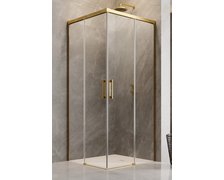 Radaway IDEA GOLD KDD štvorcový sprchový kút 70 x 70 x 205 cm 387065-09-01L+387065-09-01R