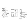 Roca WC kombi pre telesne postihnutých 38 x 67 cm A342237000+A341230000