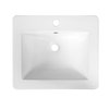 Novoterm keramické umývadlo zápustné white 54 x 46 cm KR 530