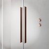 Radaway FURO BRUSHED COPPER KDD štvorcový sprchový kút 80 x 80 x 200 cm 10105080-93-01L+10105080-93-01R