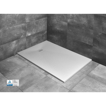 Radaway Kyntos F sprchová vanička z mramorového zlepenca 150 x 90 cm HKF15090-04+HKA-04