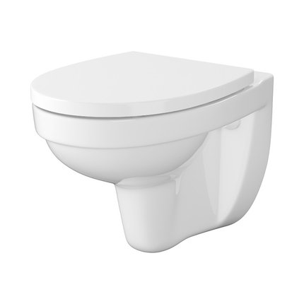 Cersanit CERSANIA B468 WC závesná misa RimFree 52,5 x 36 cm so sedátkom S701-557