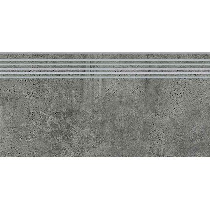 Opoczno Grand Stone Newstone Graphite rektifikovaná schodnica matná 29,8 x 59,8 cm