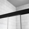 Radaway IDEA BLACK KDJ obdĺžnikový sprchový kút 110 x 75 x 205 cm 387041-54-01L+387049-54-01R