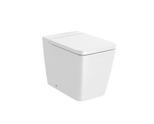 Roca INSPIRA Square WC misa stojatá RimFree 56 x 36 cm, biela lesklá A347537000