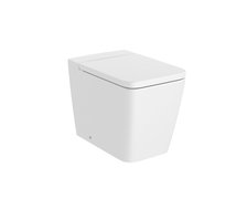 Roca INSPIRA Square WC misa stojatá RimFree 56 x 36 cm, biela matná A347537620