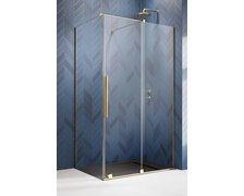 Radaway FURO GOLD KDJ štvorcový sprchový kút 90 x 90 x 200 cm 10104472-09-01L+10110430-01-01+10113090-01-01