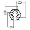 GWARANT výhrevné teleso 3 KW  5/4" + kupola 3 fázové