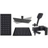 Rea FORT Black mat sprchový set s výtokom P9861