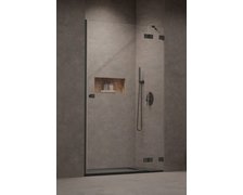 Radaway Essenza PRO BRUSHED GUNMETAL DWJ sprchové dvere 80 x 200 cm 10099080-92-01L