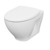 Cersanit MODUO WC misa závesná 52,5 x 35,5 RimFree so sedátkom K701-262