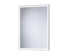 Home SOLID BLACK zrkadlo s LED osvetlením 60 x 80 cm