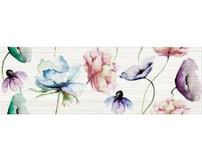 Opoczno Elegant stripes inserto flower 25x75 cm OD681-008