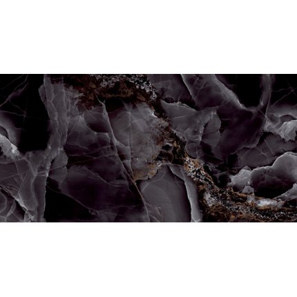 Home Andora Black rektifikovaná dlažba lesklá 60 x 120 cm PD-LA-AB-0001