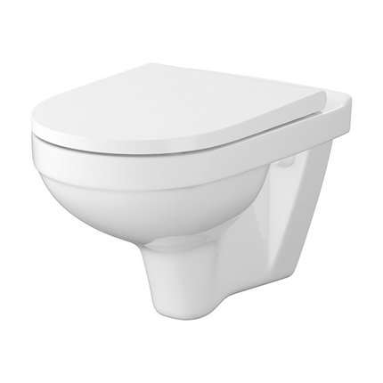 Cersanit ZIP B471 WC závesná misa RimFree 52,5 x 36 cm so sedátkom S701-565