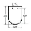 Roca MERIDIAN WC sedátko SUPRALIT ® A8012A000B