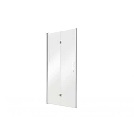 Besco EXO-H sprchové dvere zalamovacie 90 x 190 cm, sklo číre, profil chróm