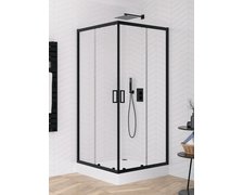 New Trendy SUVIA BLACK štvorcový sprchový kút 80 x 80 x 185 cm K-3564