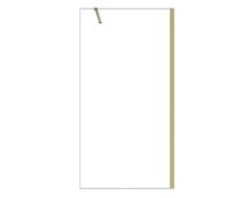 BESCO Eco-N Gold sprchová zástena 90 x 195 cm sklo číre