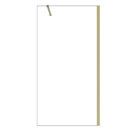 BESCO Eco-N Gold sprchová zástena 90 x 195 cm sklo číre