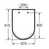 Roca INSPIRA Round Compacto sedátko voľne padajúce SUPRALIT ® A80152C66B