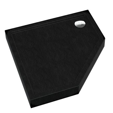 Kerra PRATO Black sprchová vanička 90 x 90 x 12 cm